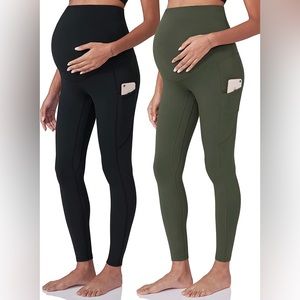 Poshdivah Maternity Leggings Bundle (Size Large)